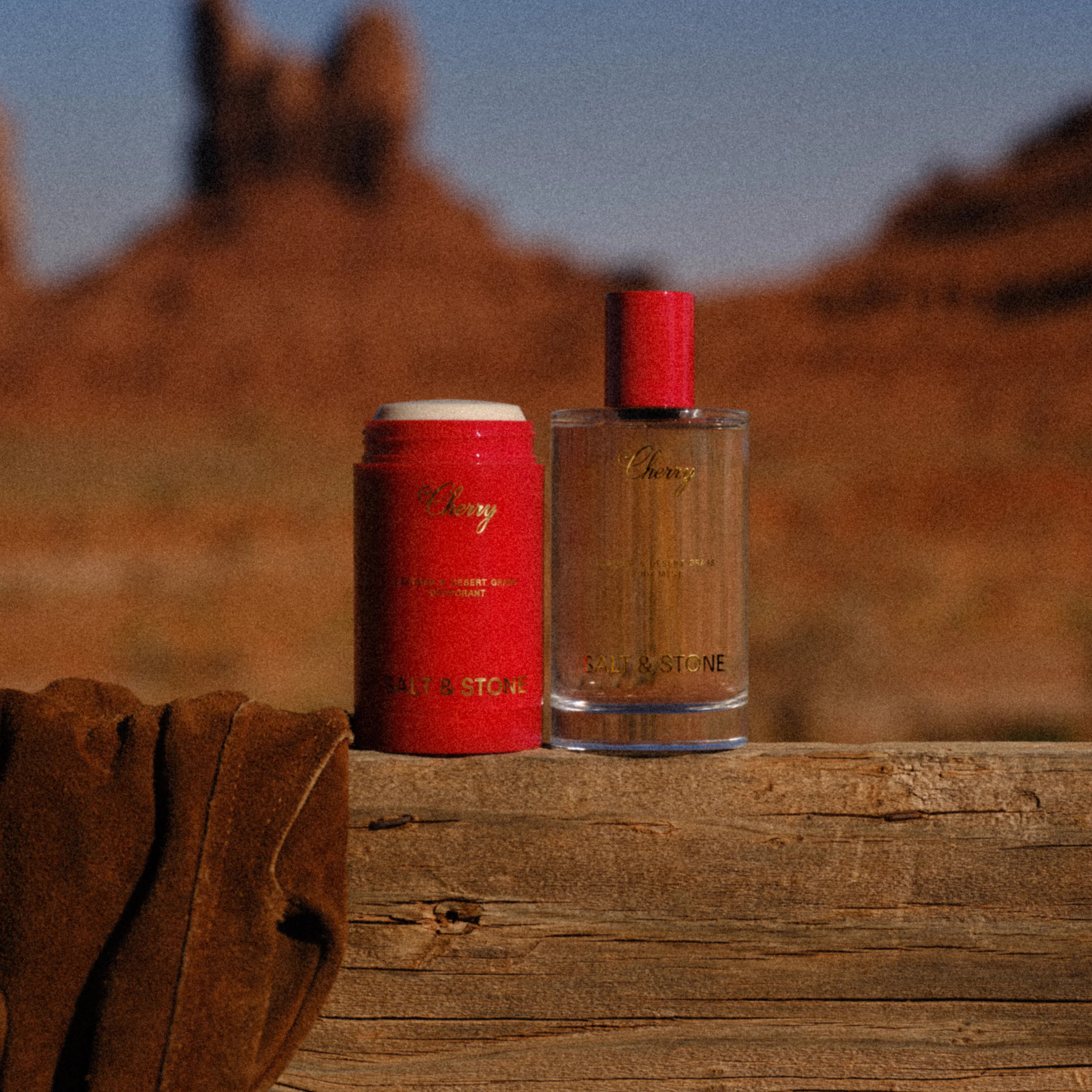 The Cherry Collection Set: Leather & Desert Grass – SALT & STONE