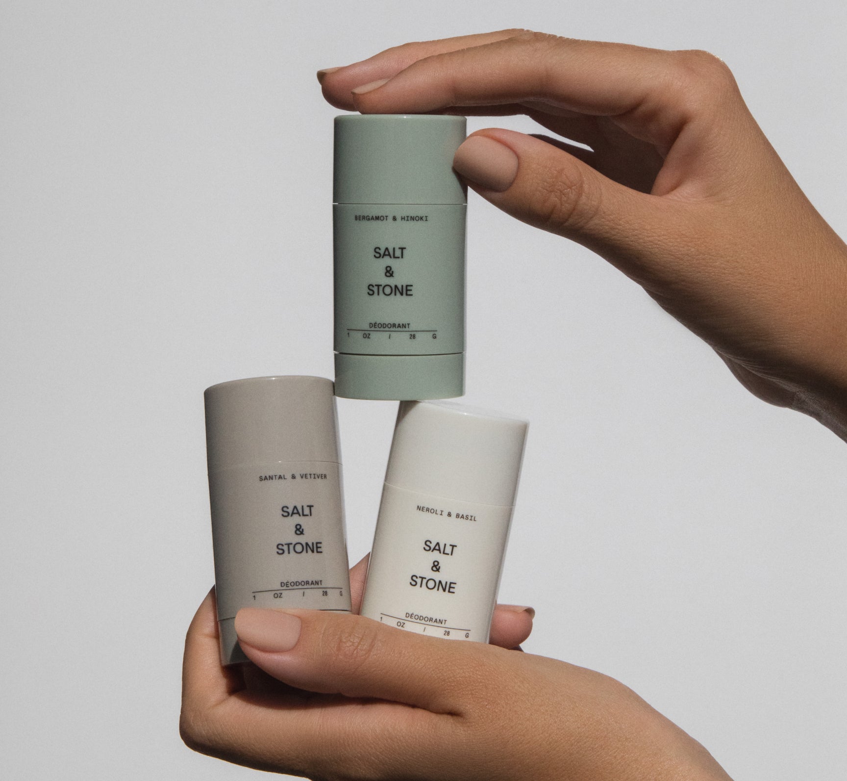 Aluminum Free Gel Deodorant: Mini Duo Set – SALT & STONE