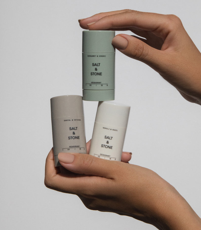 Mini Deodorant Discovery Set SALT & STONE